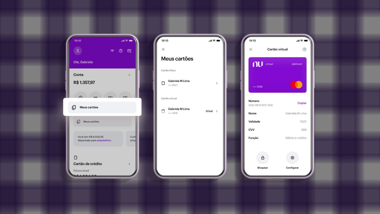 Como pagar com cartão virtual Nubank