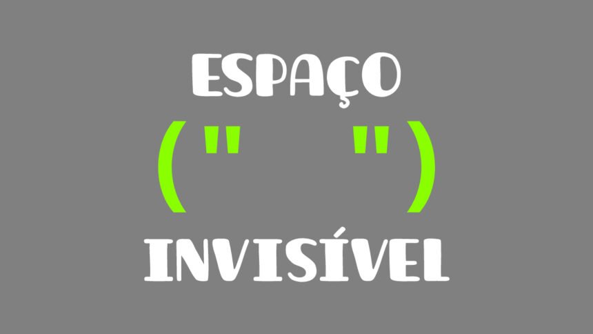 Aprenda como copiar e colar Espaço invisível FF (ㅤ)(ﾠ)( ) (PT)