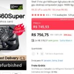 1660 Super 6GB do Aliexpress