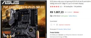 Placa Mãe X570 Aliexpress