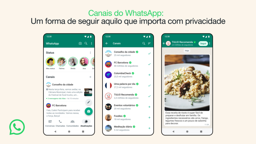 WhatsApp traz novidades para canais: mensagens de voz, enquetes e mais