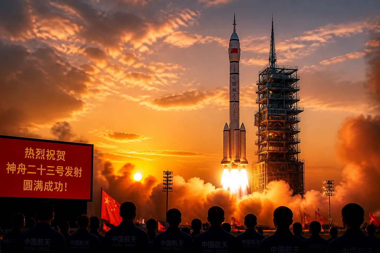 China lança missão Shenzhou-23 com astronauta em órbita por um ano