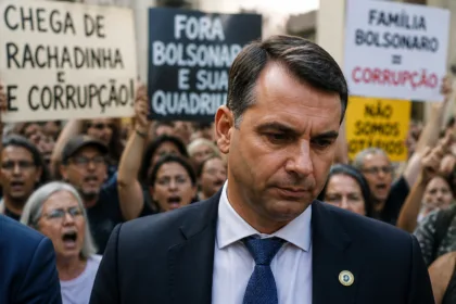 Flávio Bolsonaro lidera rejeição após escândalo com Daniel Vorcaro