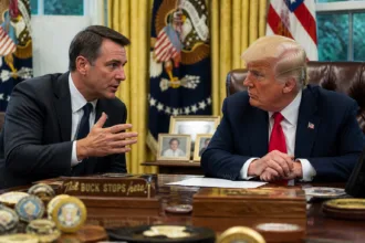 Flávio Bolsonaro se reúne com Trump e pede classificação do PCC como terrorista