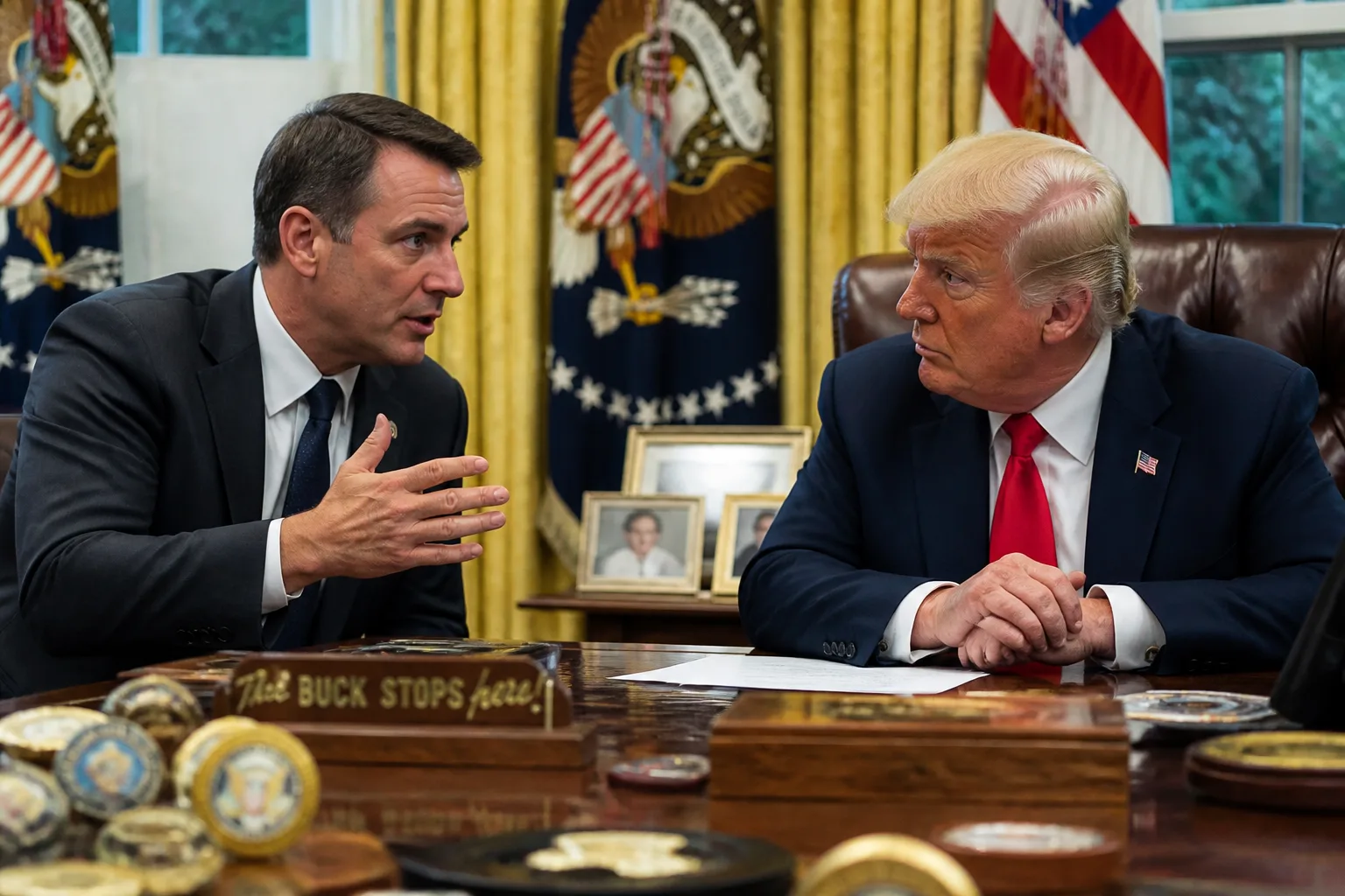 Flávio Bolsonaro se reúne com Trump e pede classificação do PCC como terrorista
