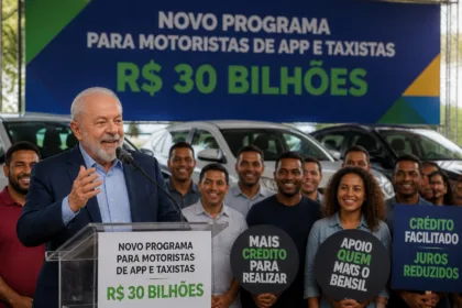 Lula lança programa de R$ 30 bilhões para motoristas de aplicativos