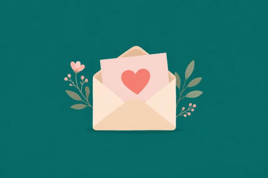 Ilustração minimalista sobre Mensagens de agradecimento pós casamento