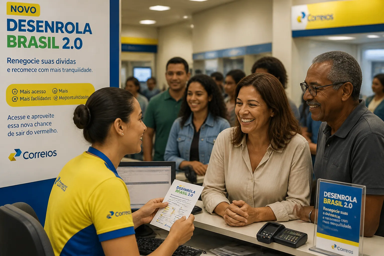 Novo Desenrola Brasil 2.0 permite renegociação de dívidas nos Correios