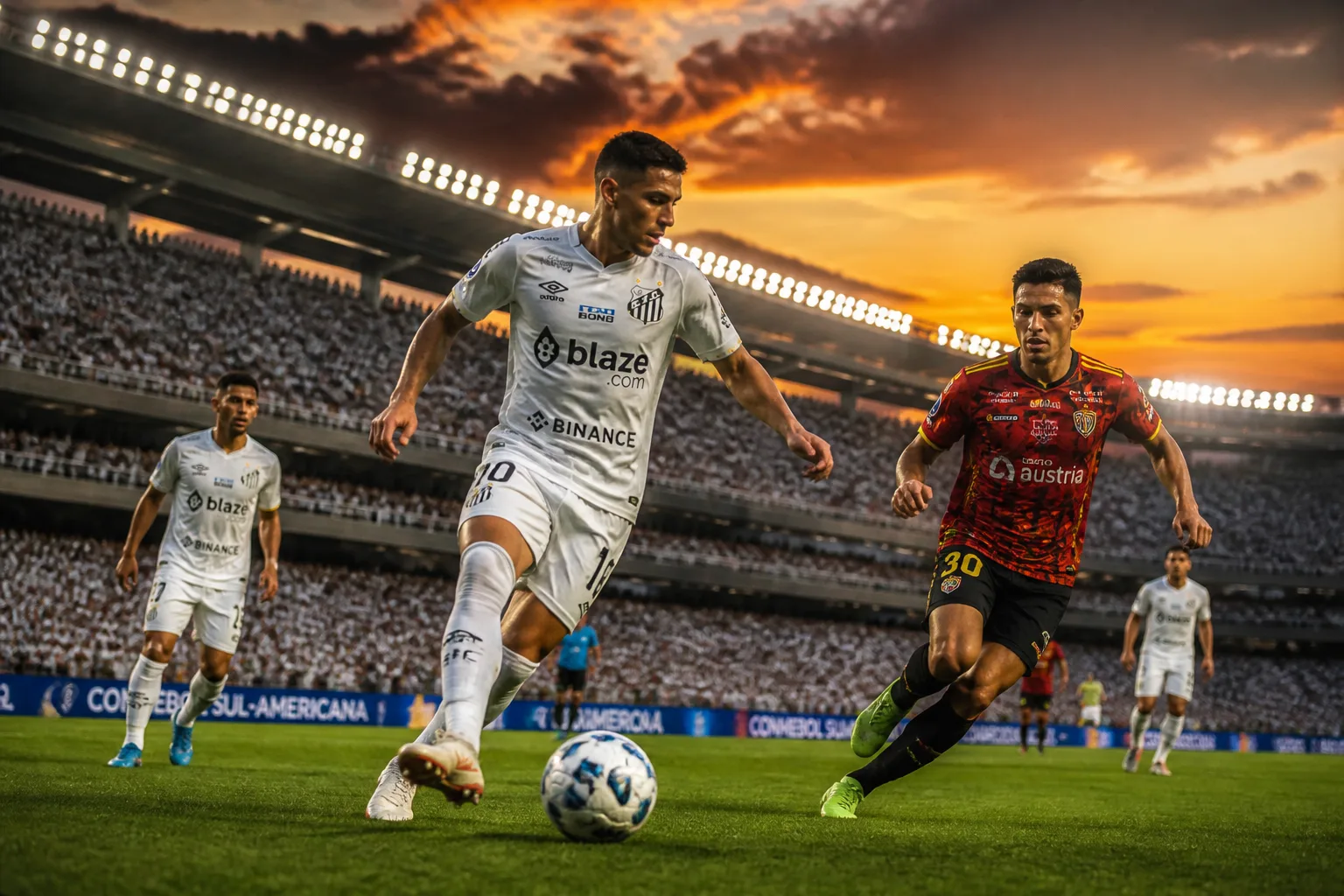 Santos busca vitória decisiva contra Deportivo Cuenca na Sul-Americana