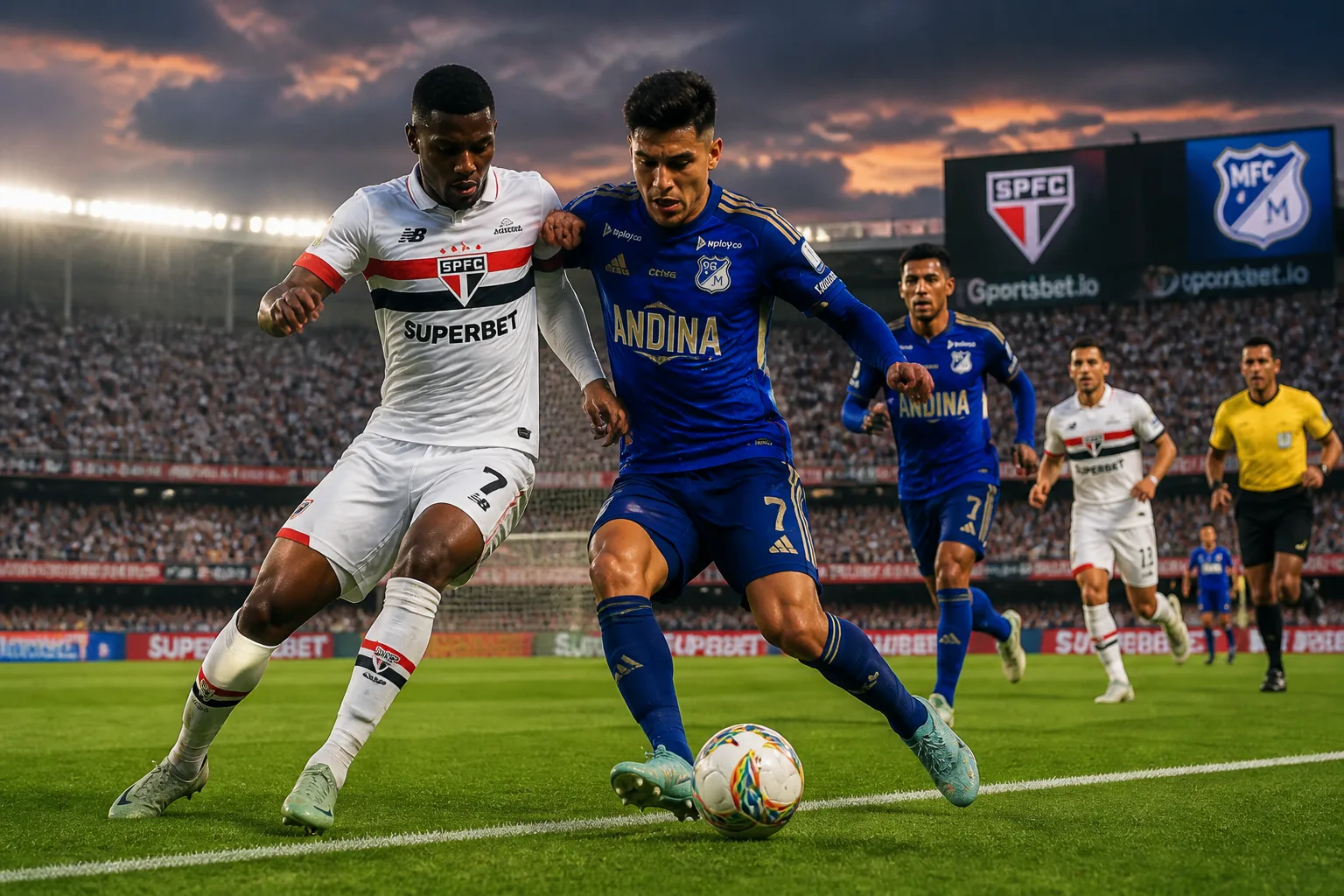 São Paulo enfrenta Millonarios em duelo decisivo pela Sul-Americana
