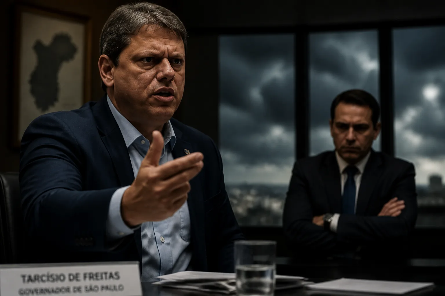 Tarcísio de Freitas cobra explicações de Flávio Bolsonaro sobre Banco Master