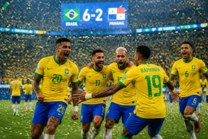 Brasil goleia Panamá por 6 a 2 em despedida antes da Copa