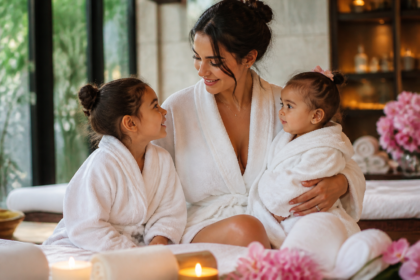 Bruna Biancardi compartilha dia especial de spa com Mavie e Mel