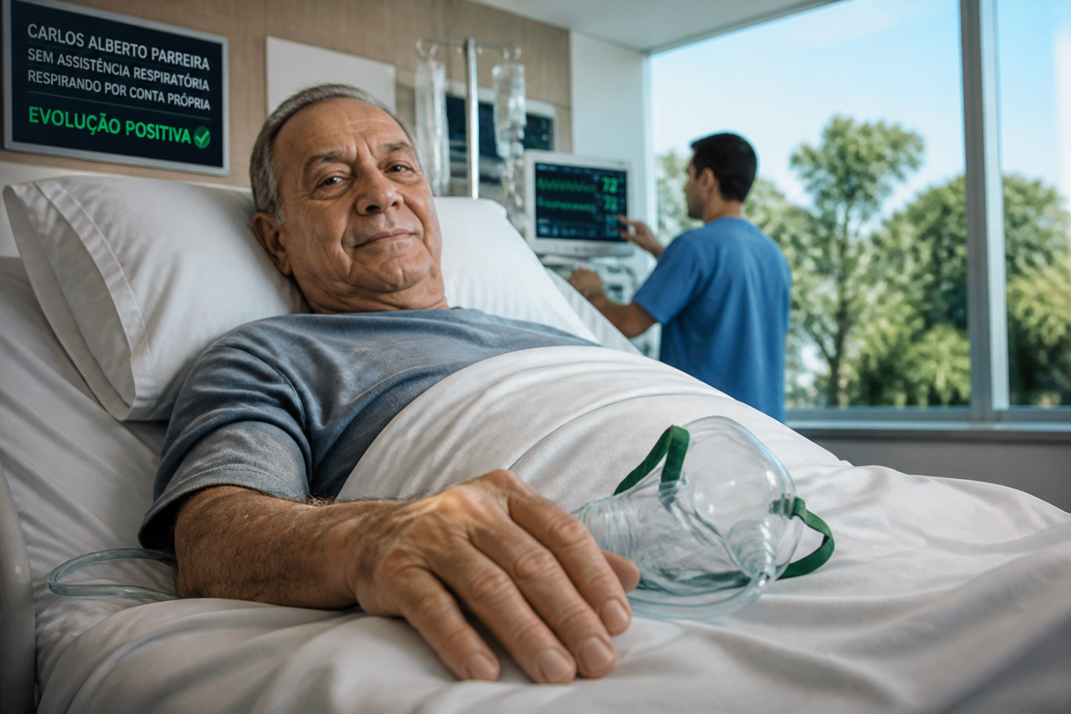 Carlos Alberto Parreira apresenta melhora e respira sem aparelhos