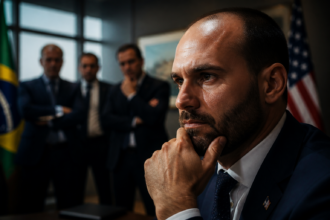 Eduardo Bolsonaro sugere negociar Pix com EUA e gera polêmica