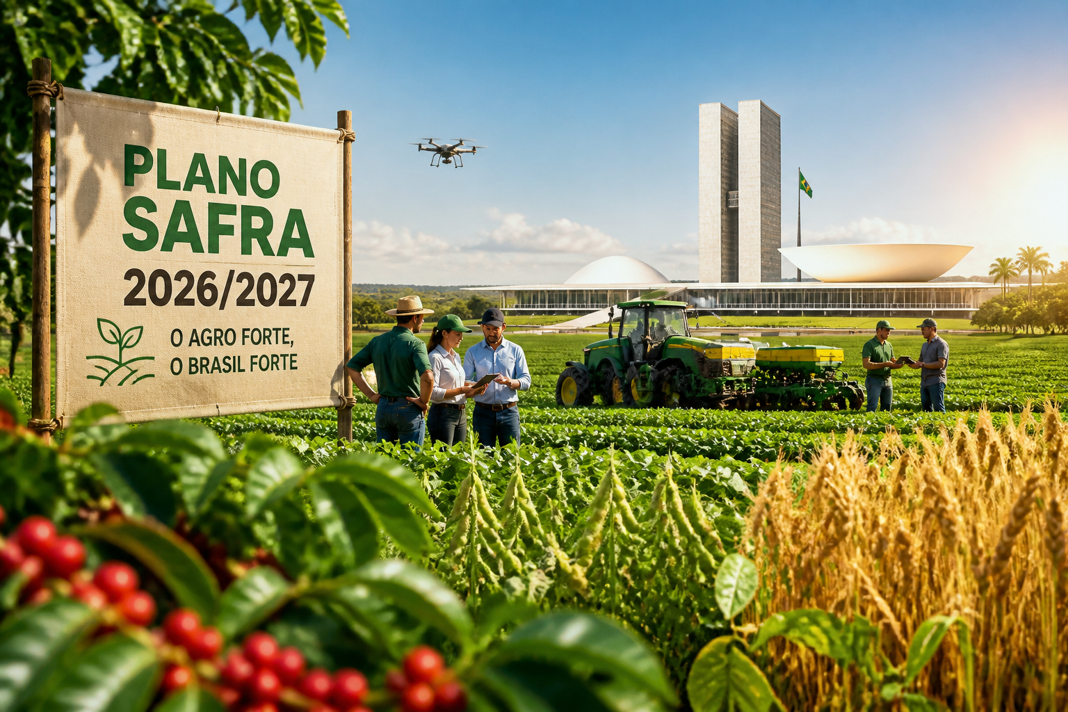 Governo lança Plano Safra 2026/2027 com R$ 525 bilhões