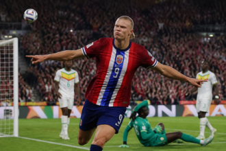 Haaland brilha e Noruega avança na Copa do Mundo de 2026