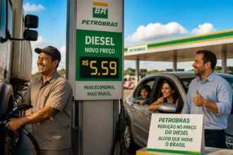 Petrobras anuncia desconto no preço do diesel a partir de junho