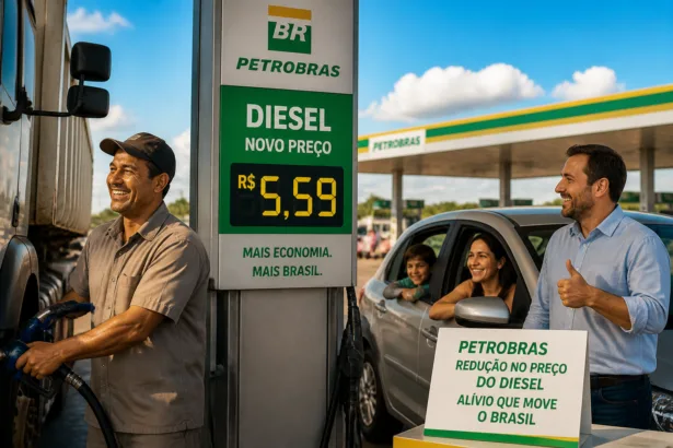 Petrobras anuncia desconto no preço do diesel a partir de junho