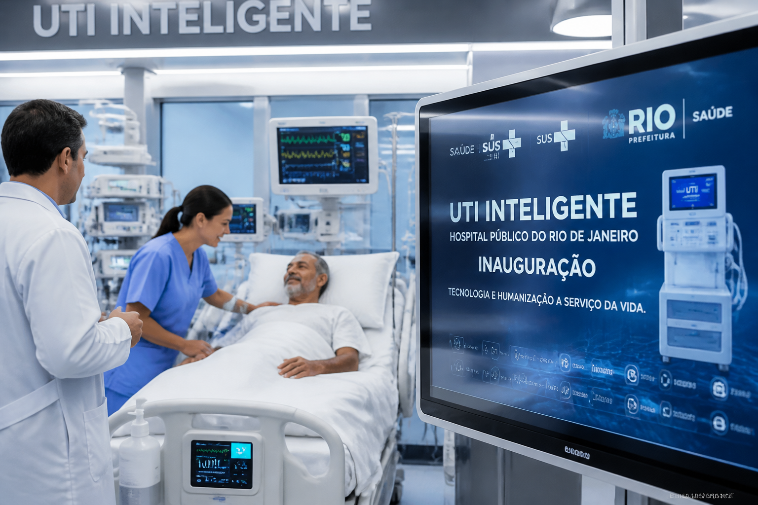 Rio de Janeiro inaugura primeira UTI Inteligente do SUS