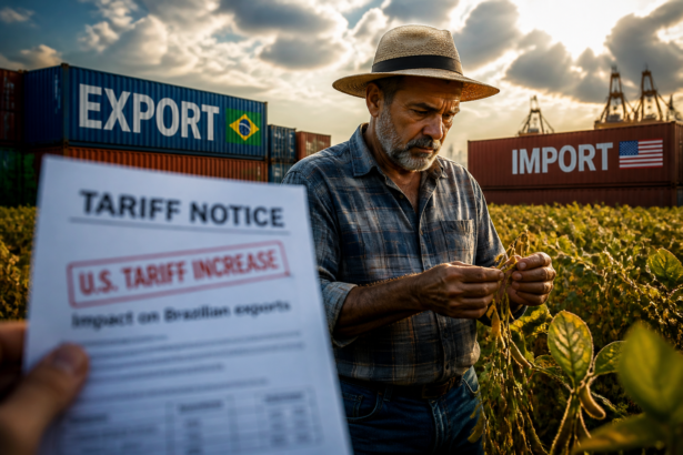 Tarifas dos EUA geram preocupação nas exportações brasileiras