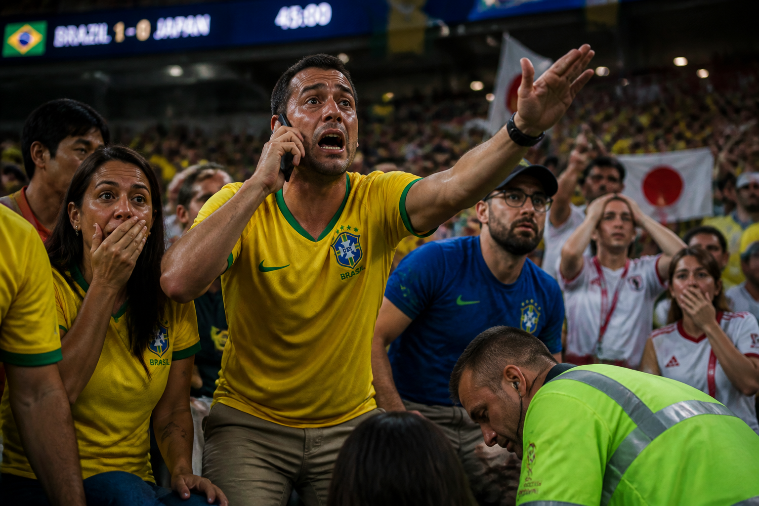 Torcedor morre durante jogo do Brasil em Goiânia
