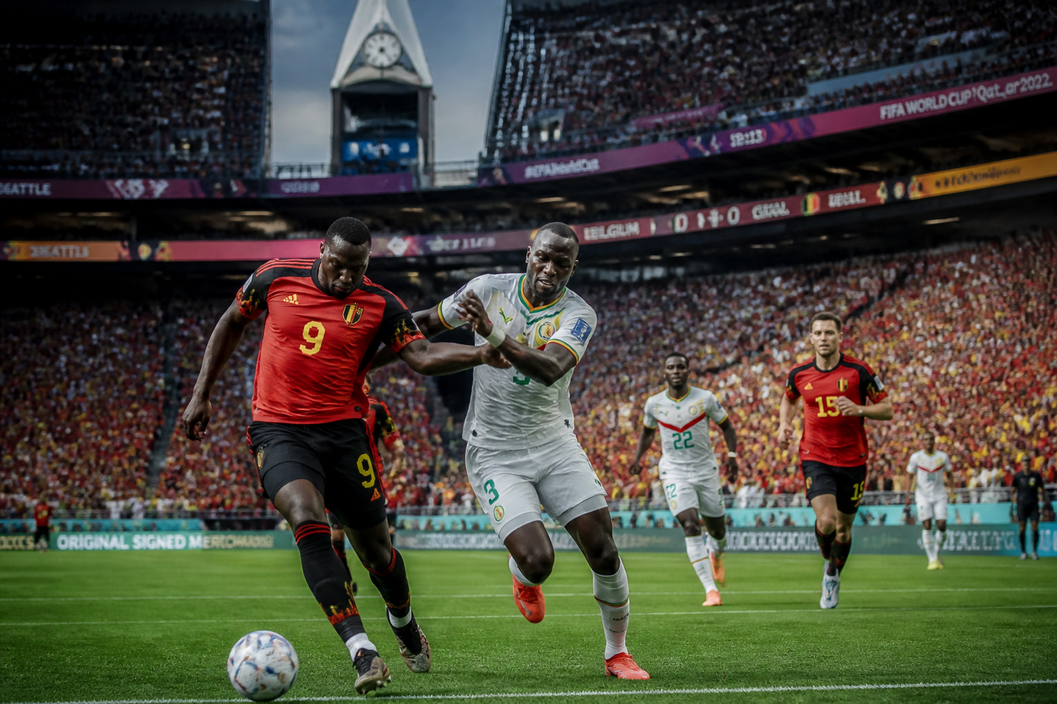 Bélgica e Senegal se enfrentam pelas oitavas da Copa do Mundo