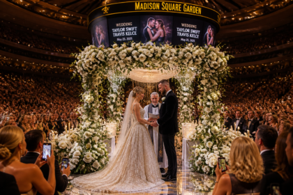 Casamento de Taylor Swift e Travis Kelce movimenta o Madison Square Garden