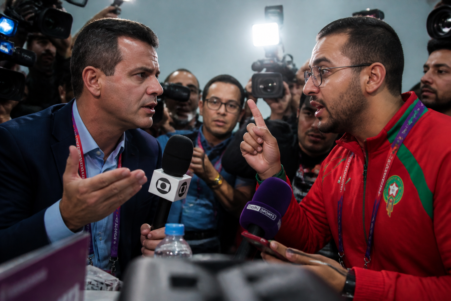 Confusão marca coletiva de Brahim Díaz antes de jogo da Copa