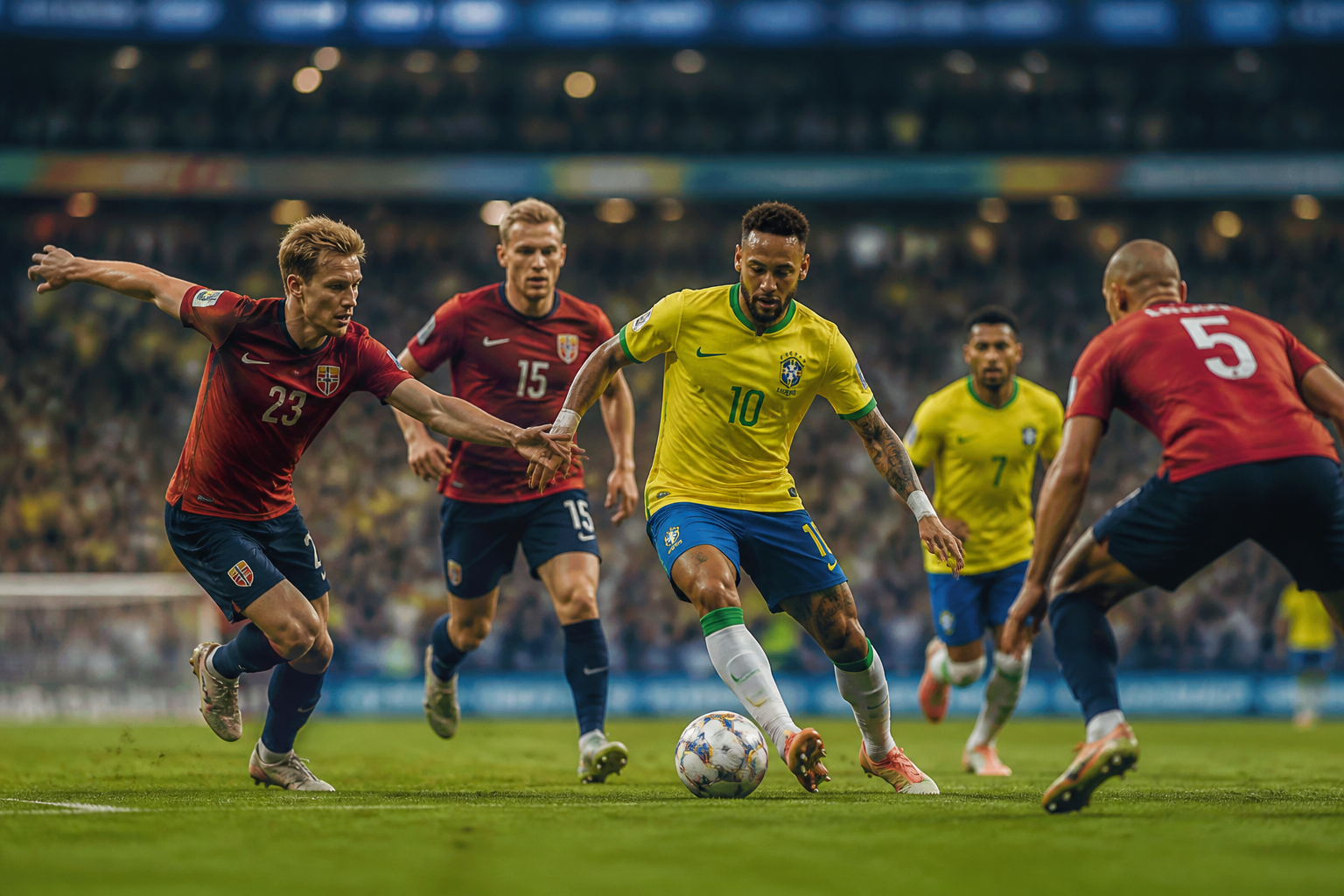 Fifa mantém horários de Brasil x Noruega e México x Inglaterra na Copa