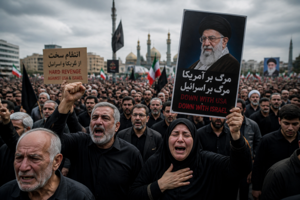 Funeral de Ali Khamenei reúne multidões em Teerã com clima de tensão
