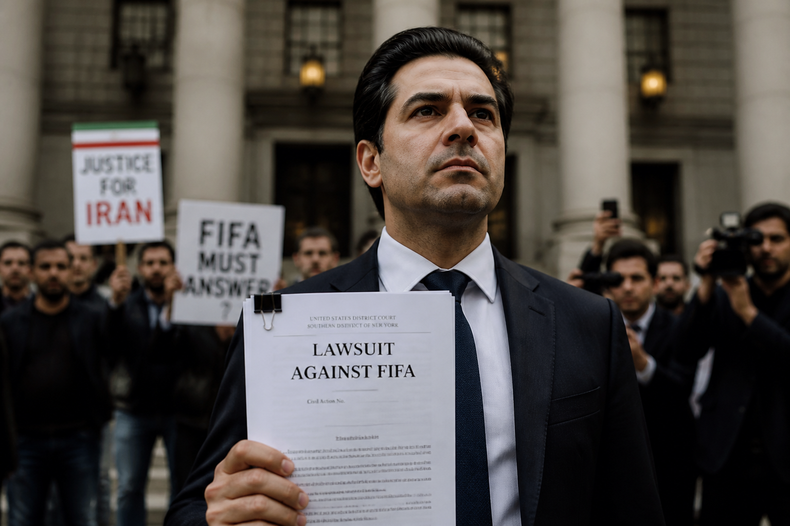 Iraniano processa FIFA por discriminação na Copa do Mundo 2026