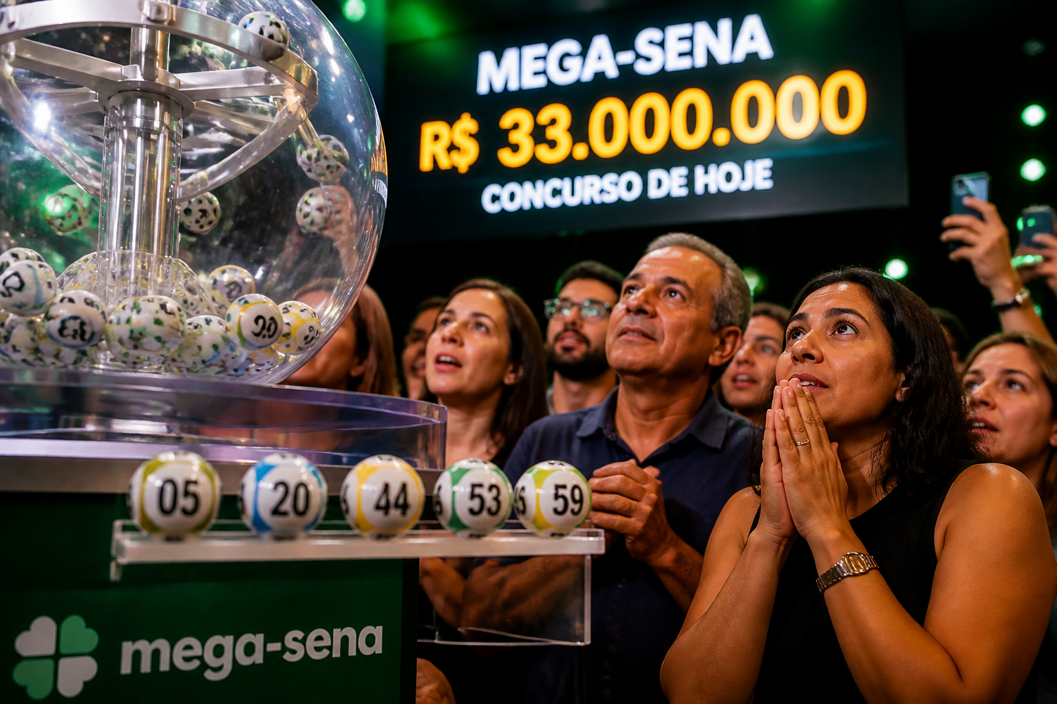 Mega-Sena sorteia prêmio acumulado de R$ 33 milhões neste sábado