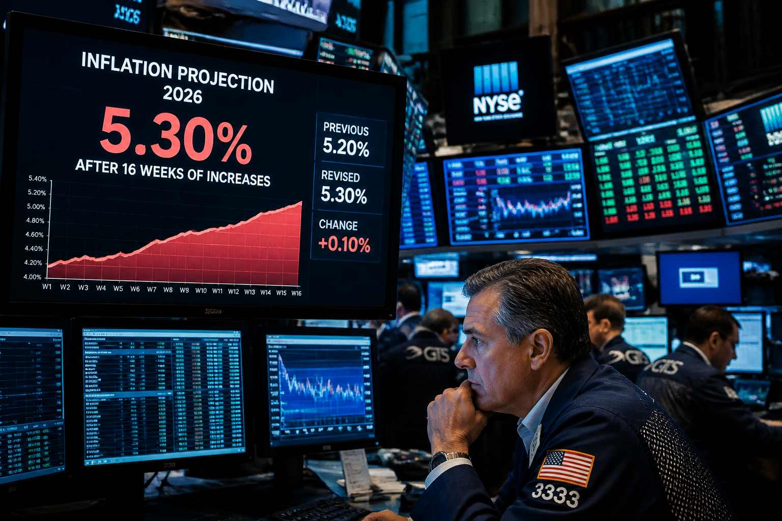 Mercado financeiro ajusta projeção de inflação para 5,30% em 2026