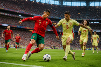 Portugal e Espanha se enfrentam em clássico decisivo da Copa