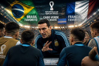 Scaloni destaca Brasil e França como favoritos na Copa do Mundo