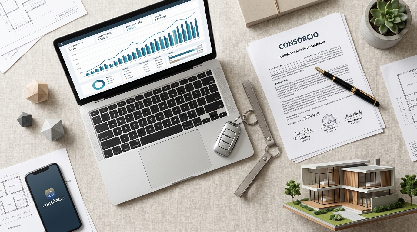 consórcio como funciona regras taxas e contemplação em 2026