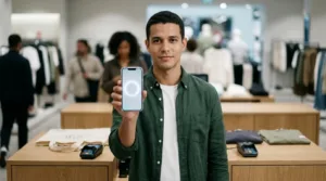 Usuário configurando o aplicativo celular seguro gov br no smartphone para proteção bancária