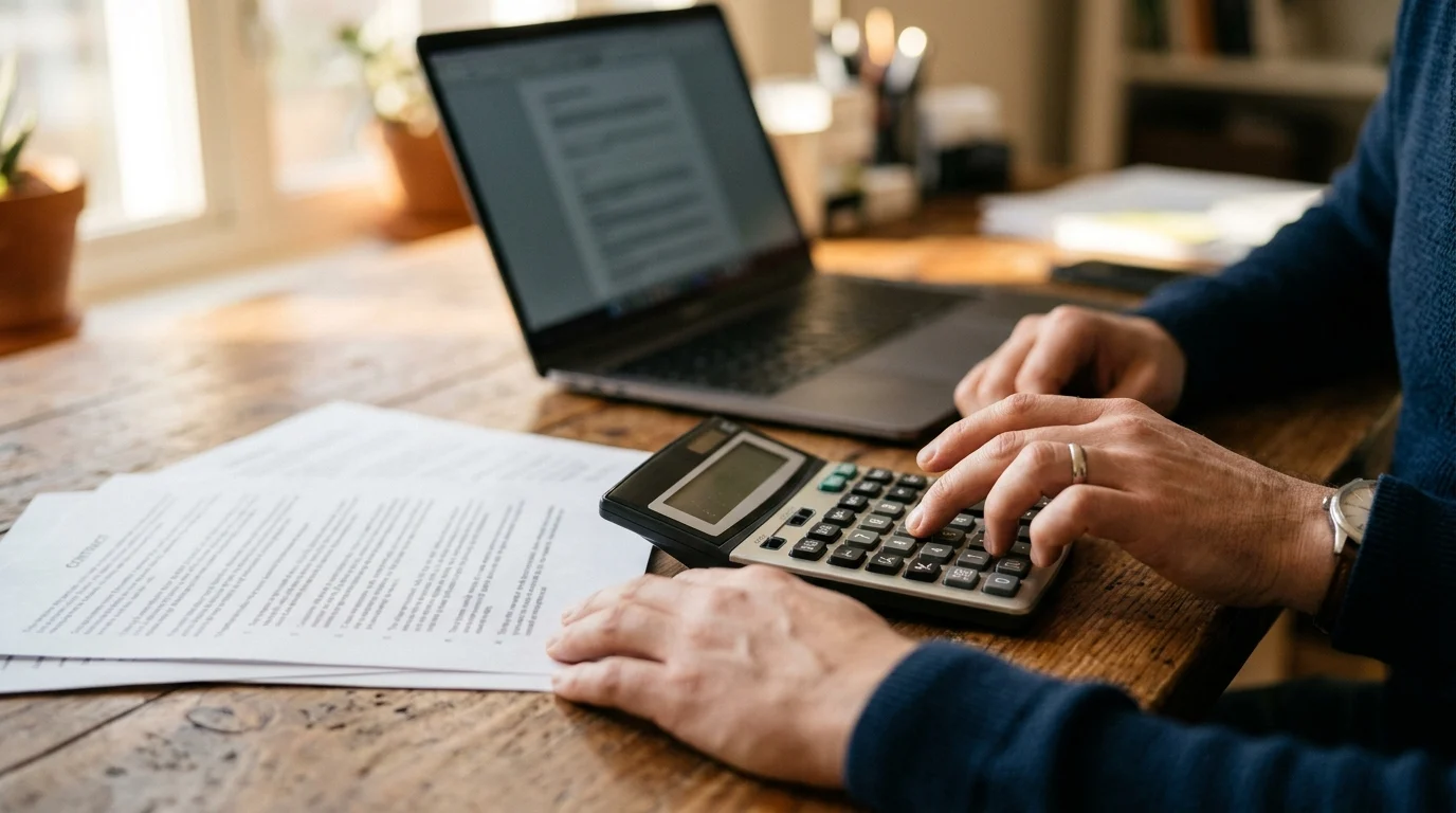 Consumidor conferindo fatura no celular após identificar uma compra não reconhecida no cartão de crédito